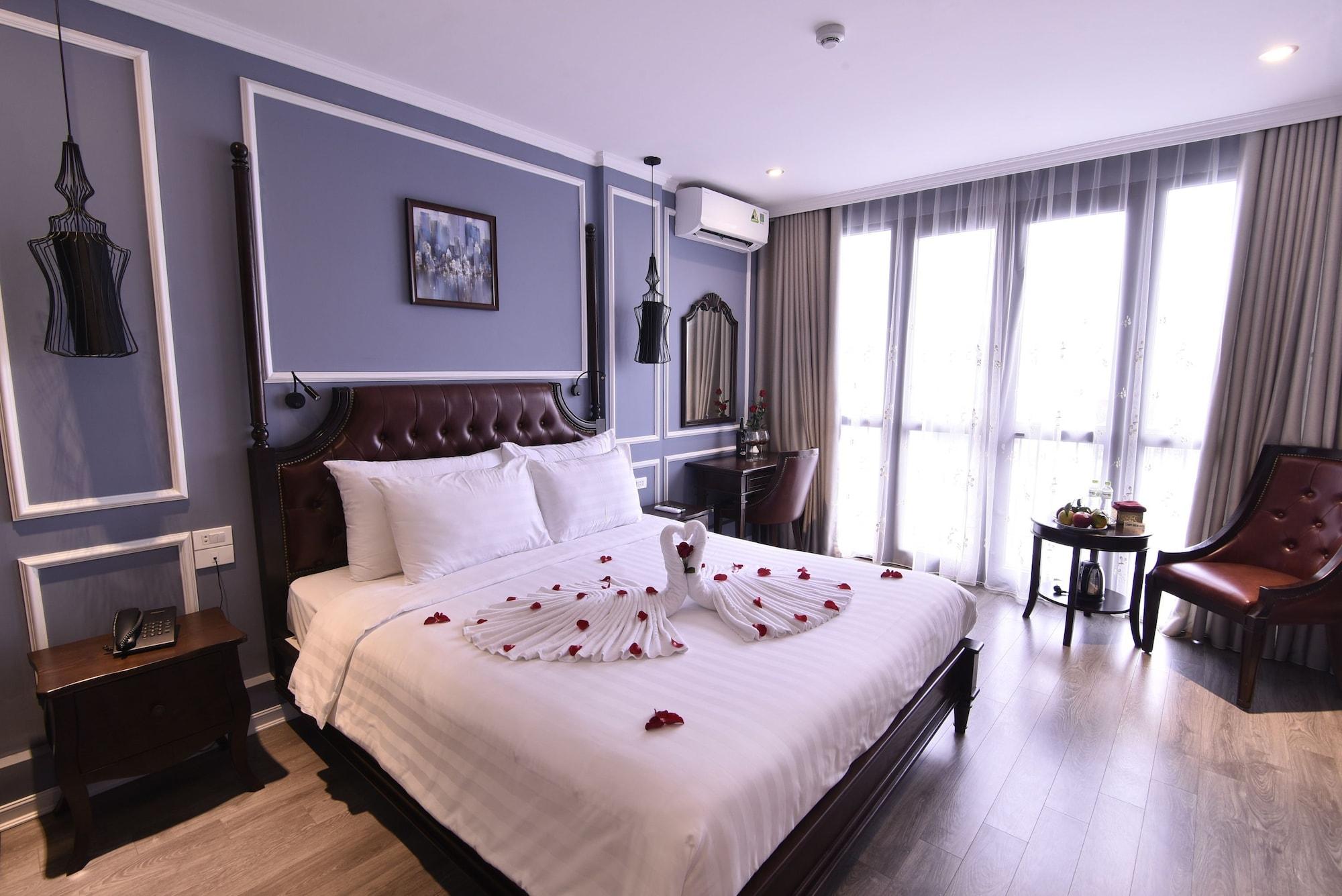 Hanoi Crystal Pearl Hotel Bagian luar foto