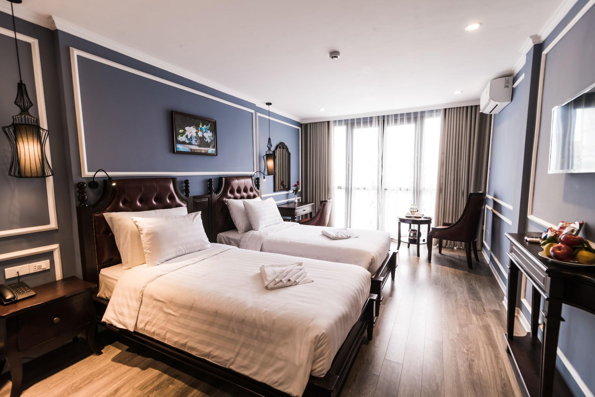 Hanoi Crystal Pearl Hotel Bagian luar foto