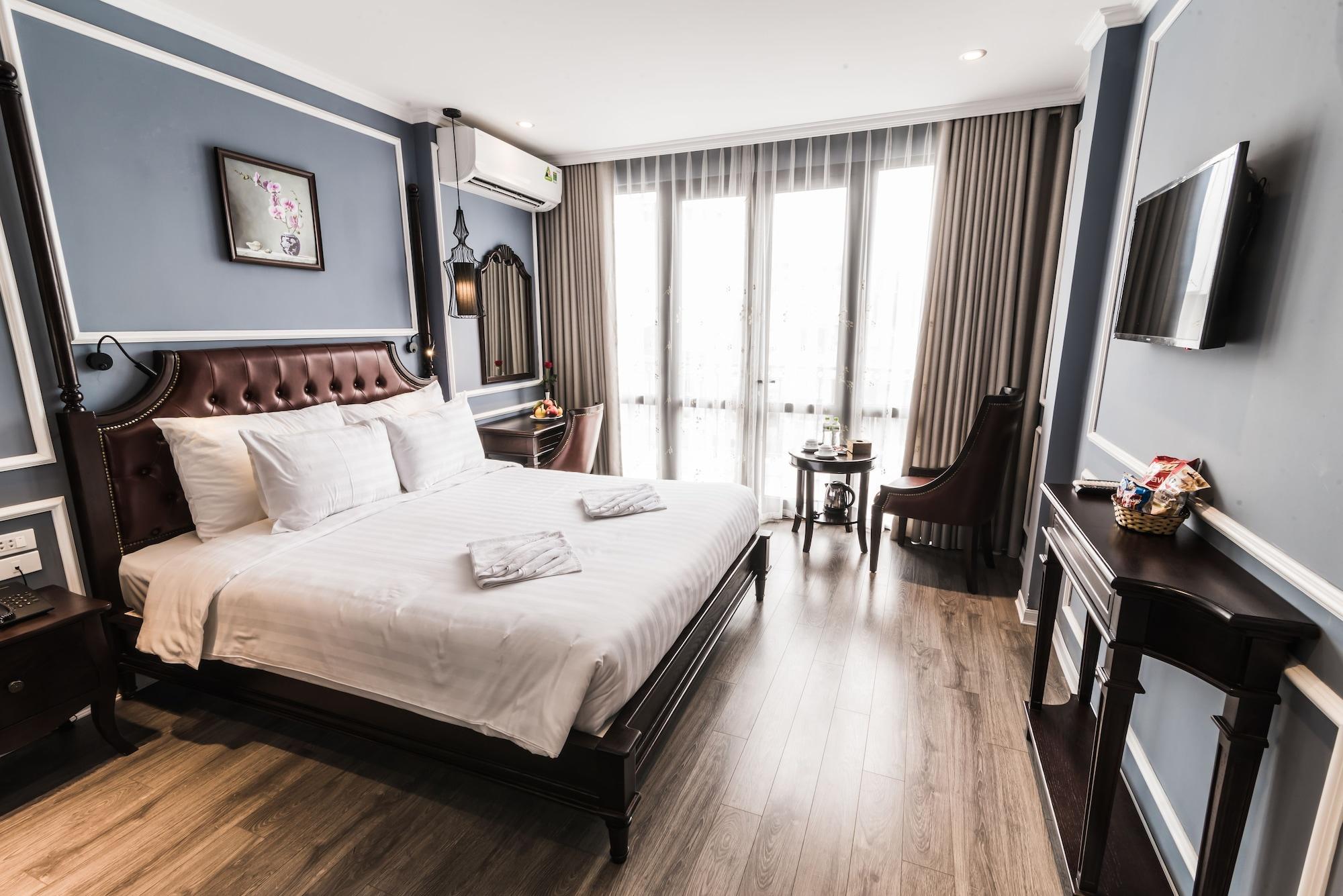 Hanoi Crystal Pearl Hotel Bagian luar foto