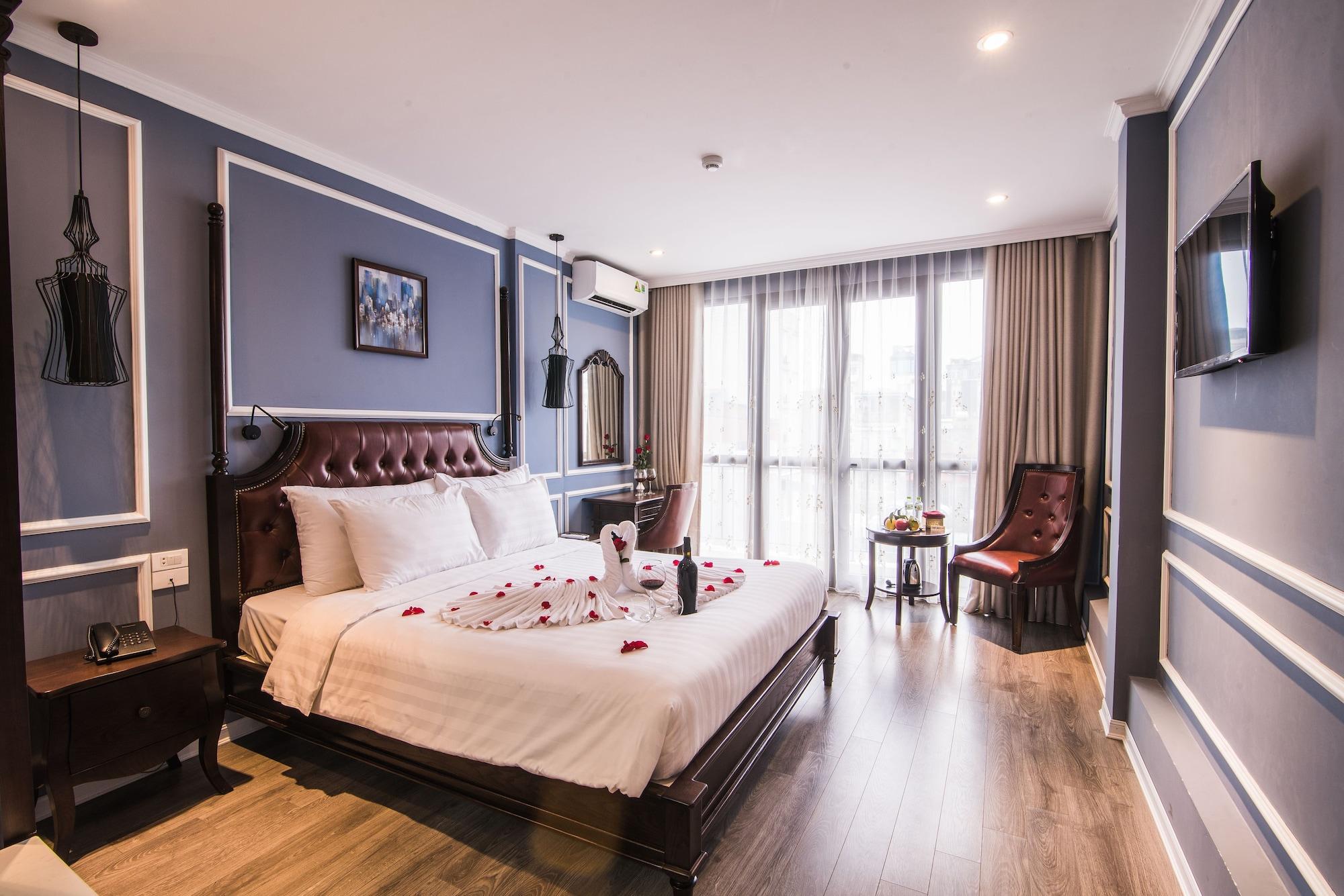 Hanoi Crystal Pearl Hotel Bagian luar foto