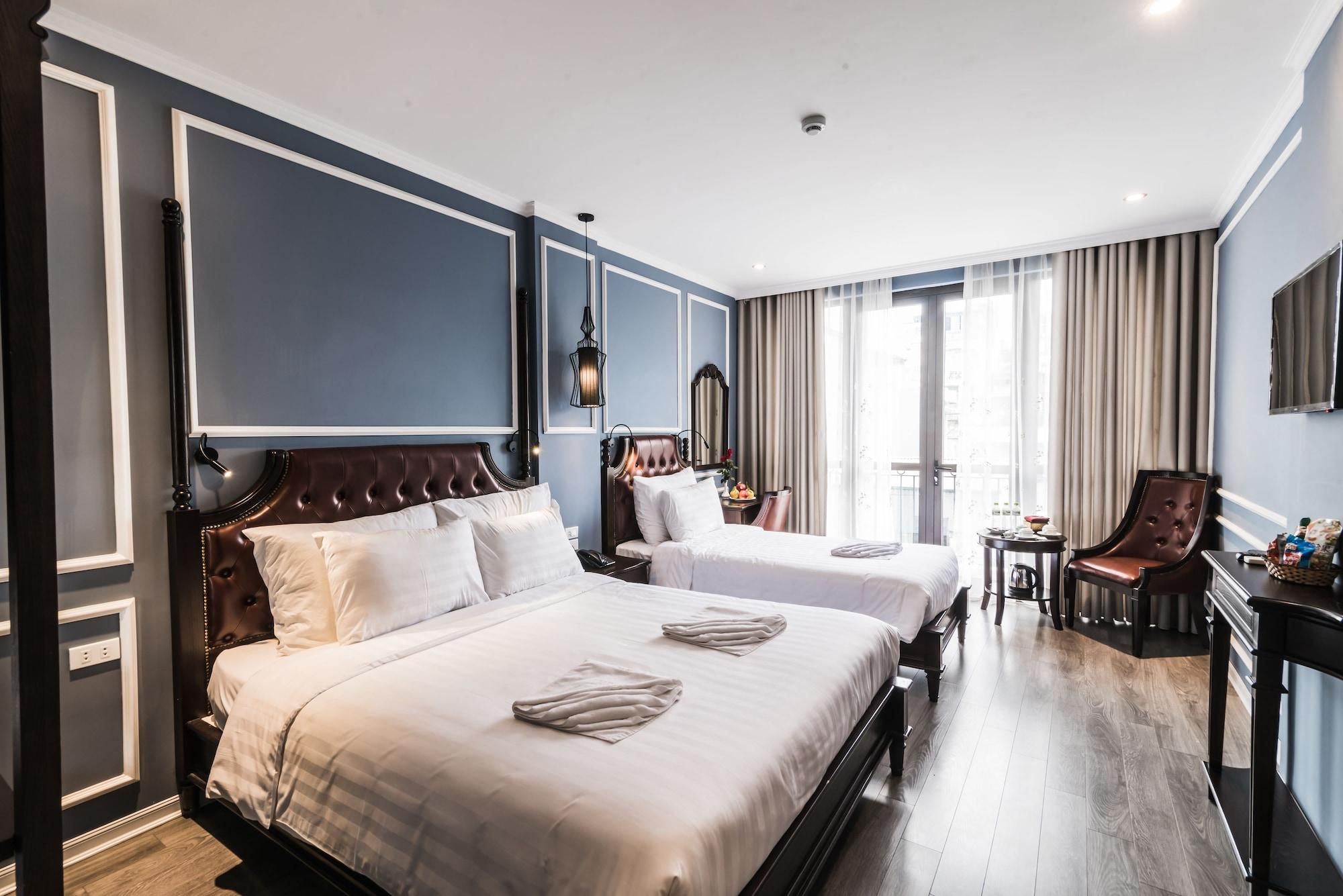 Hanoi Crystal Pearl Hotel Bagian luar foto