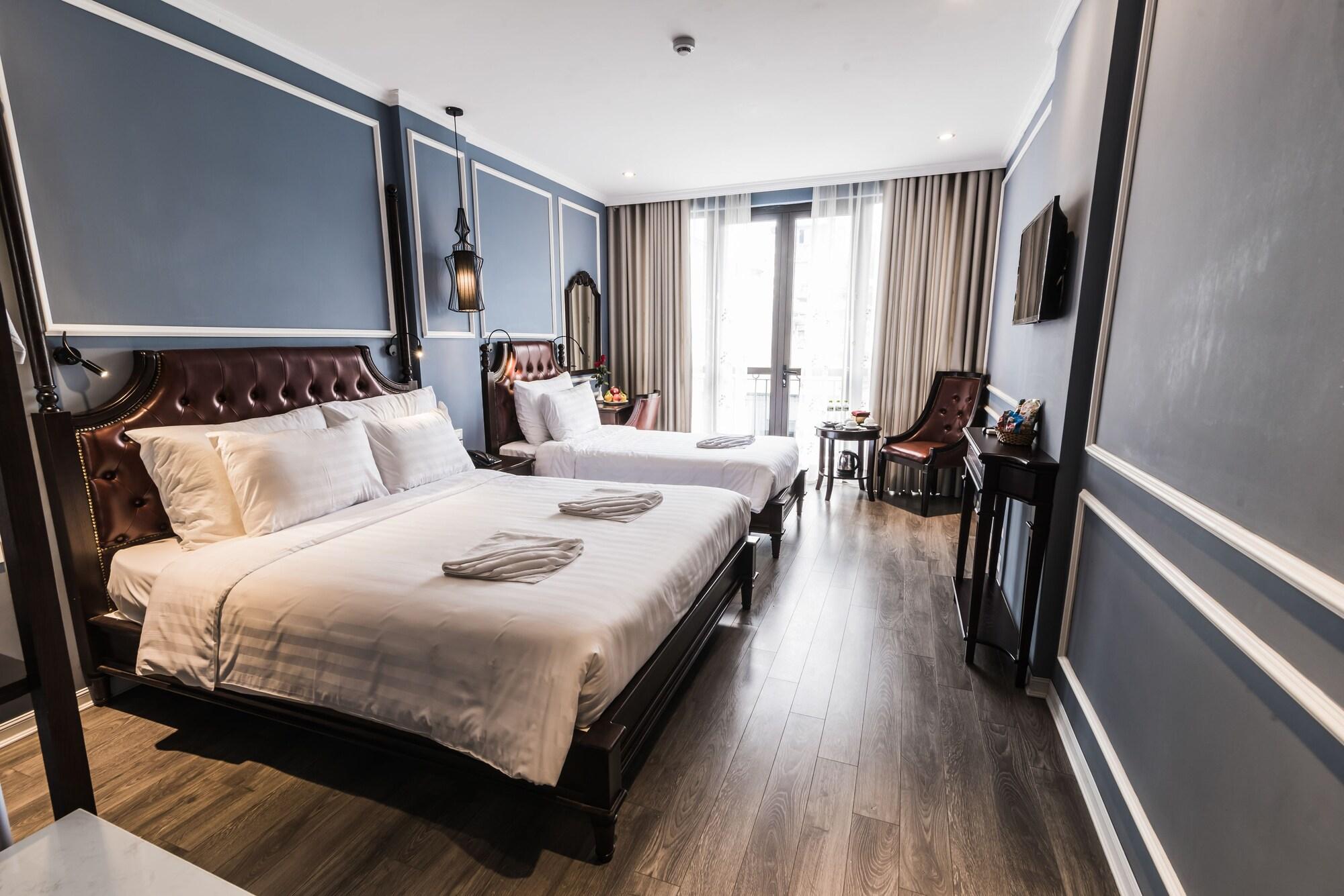 Hanoi Crystal Pearl Hotel Bagian luar foto