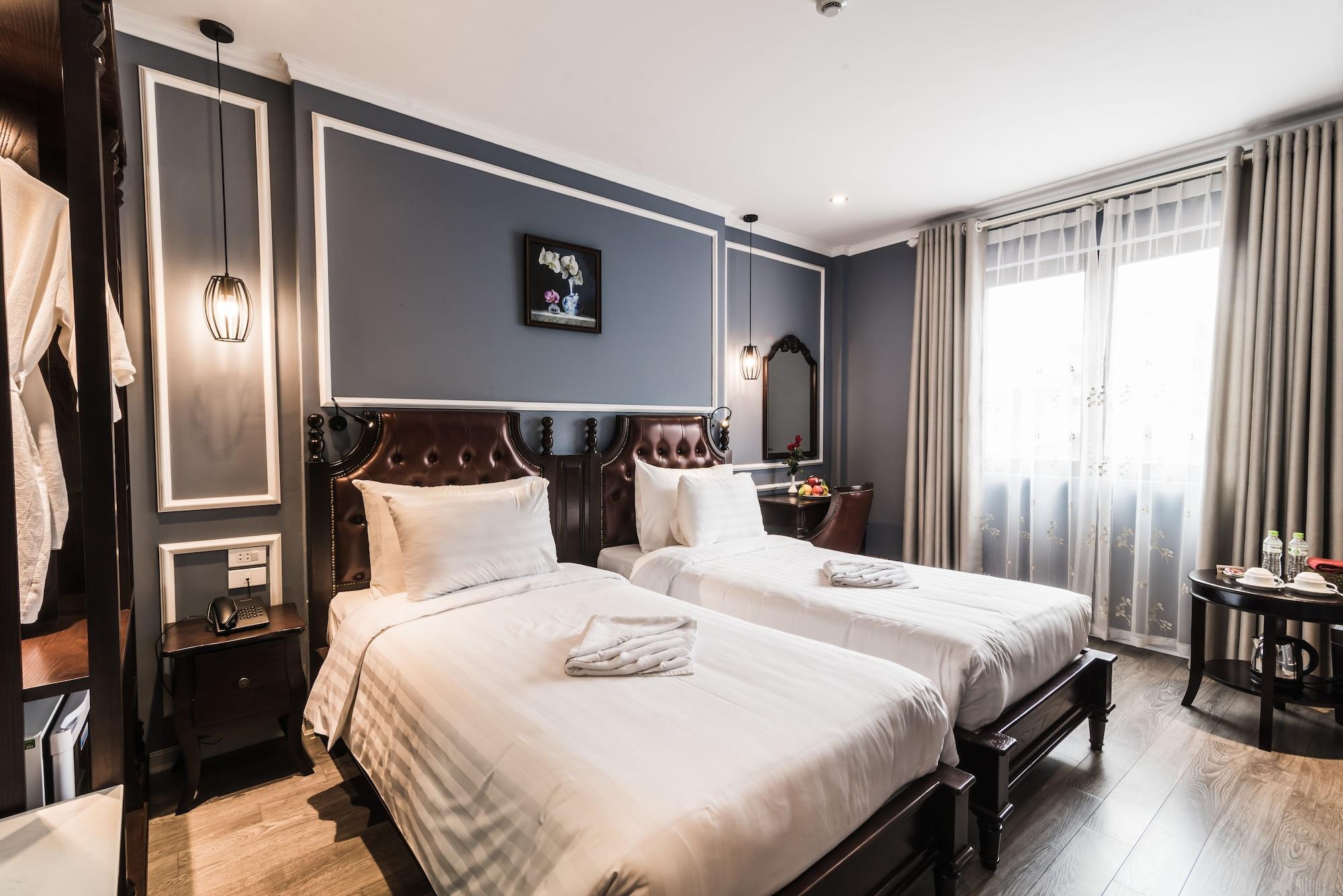 Hanoi Crystal Pearl Hotel Bagian luar foto