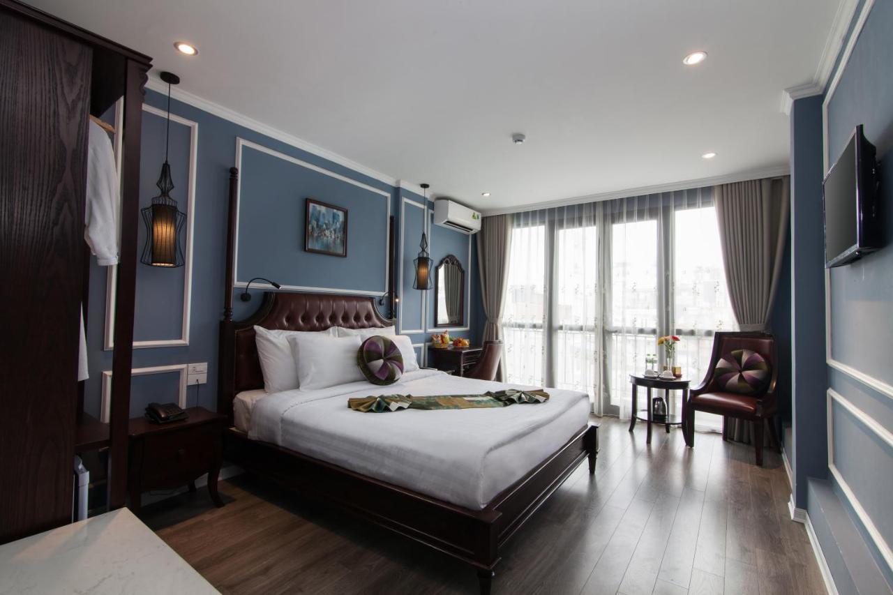 Hanoi Crystal Pearl Hotel Bagian luar foto