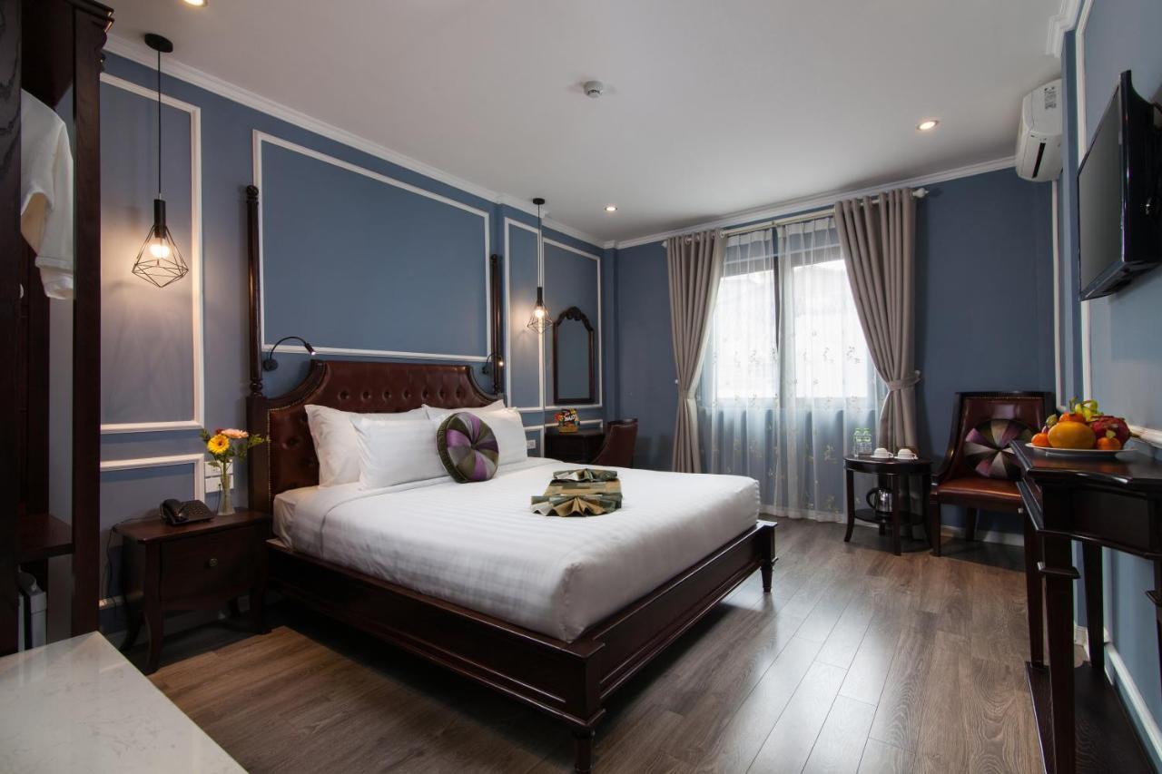 Hanoi Crystal Pearl Hotel Bagian luar foto