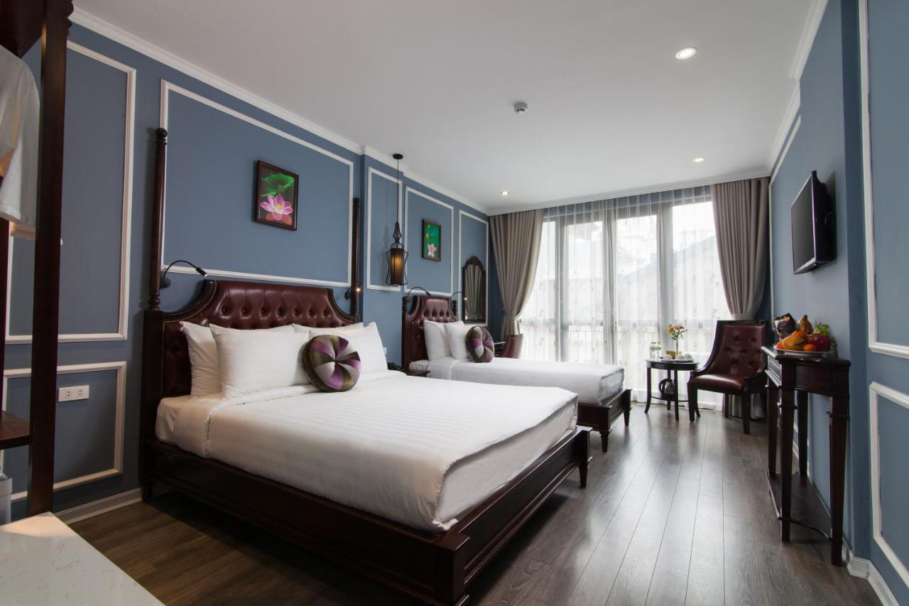 Hanoi Crystal Pearl Hotel Bagian luar foto