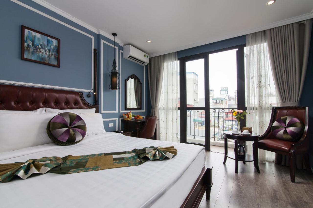 Hanoi Crystal Pearl Hotel Bagian luar foto