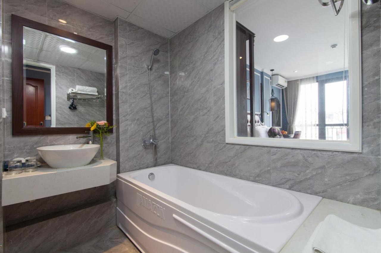 Hanoi Crystal Pearl Hotel Bagian luar foto