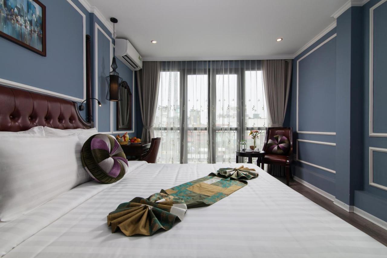 Hanoi Crystal Pearl Hotel Bagian luar foto