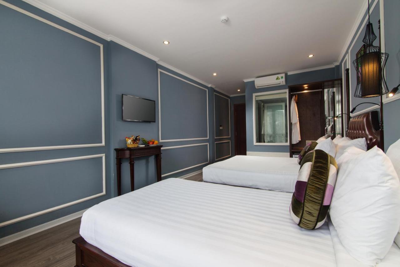 Hanoi Crystal Pearl Hotel Bagian luar foto