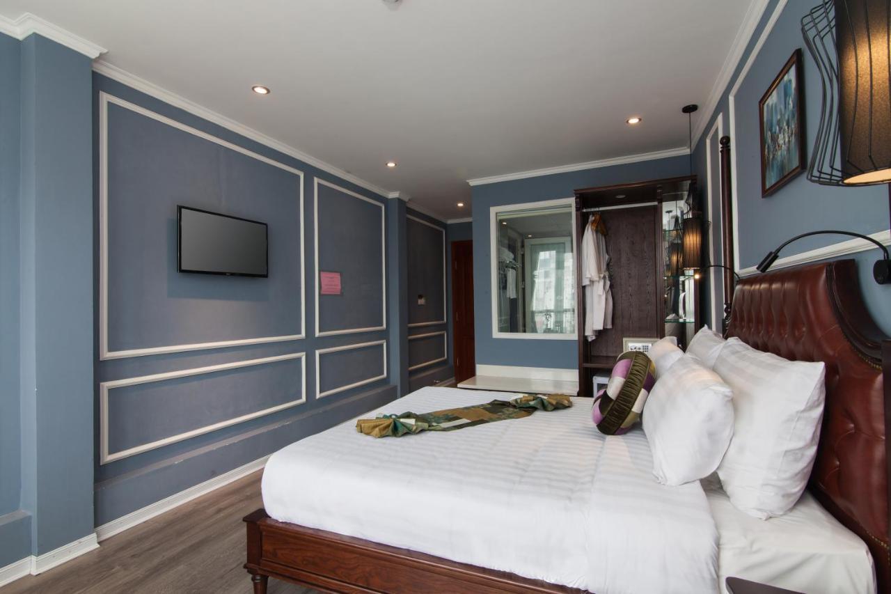 Hanoi Crystal Pearl Hotel Bagian luar foto
